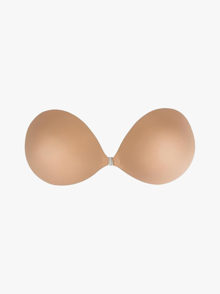 Nood Push-Up Luxe Adhesive Bra in branded component on a light gray background