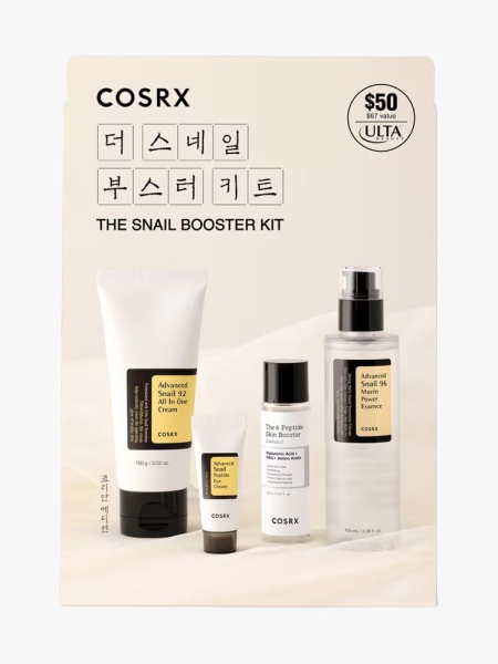 CosRx The Snail Booster Kit in branded component on a light gray background
